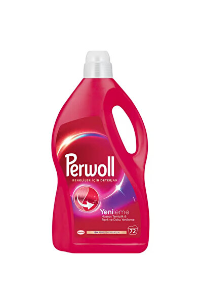 Perwoll Roșu 3.96L Detergent Lichid – 72 Spălări