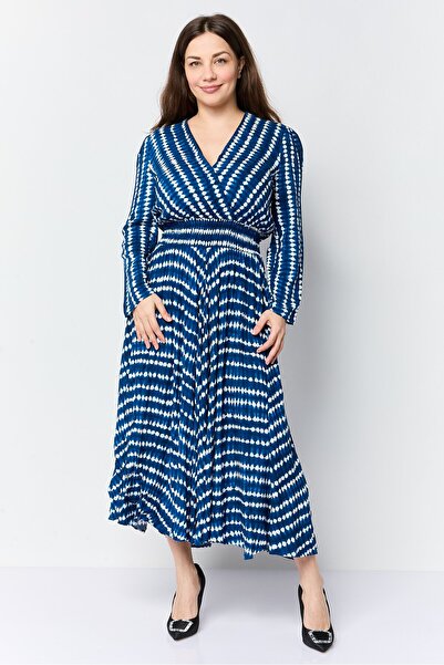 Maje Women Tie Dye Maxi Dress, Multicolor