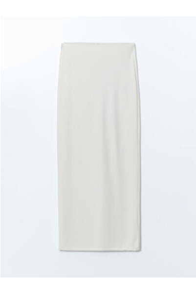 LC Waikiki Modanova Sezon Beige Extra Slim Fit Women's Skirt