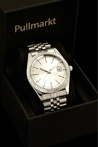 pullmarkt ساعة يد رجالية بتقويم