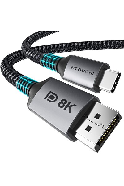Stouchi USB C DisplayPort 1.4 Cable 8K@60Hz