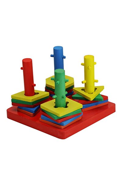 Prime Deals Wooden Educational Toy for Children with Shapes to Sort, Multicol...