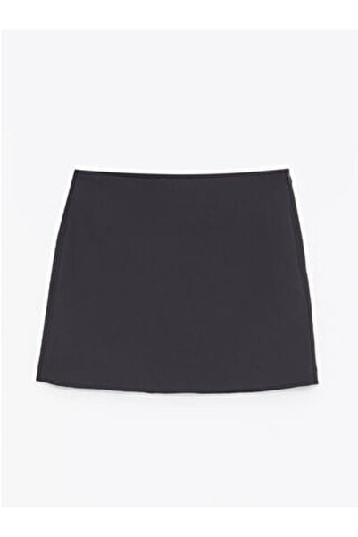 LC Waikiki Modanova Sezon Black Women's Slim Fit Straight Skirt