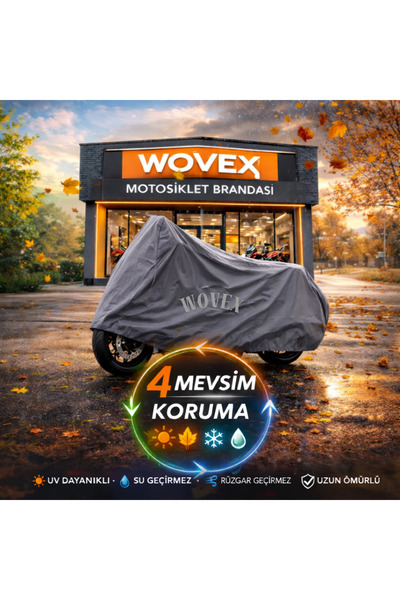 wovex Piaggio Fly 100150Cc Rear Bag Compatible Motorcycle Tarpaulin Waterproo...