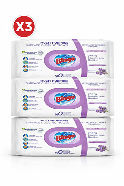 Bingo Servetele Umede Cu Parfum De Lavanda 3X 96buc