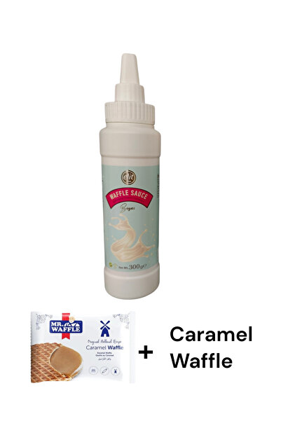 KMS HOME Elit Glutensiz Beyaz Krema Sos 330 gr Krep Waffle Pankek Sosu