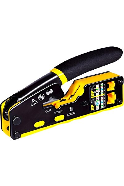 SpeedUF كماشة EZ RJ45 من الجيل الجديد، كماشة تجعيد الشبكات Cat6، RJ11، RJ12 +...