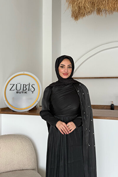ZENKA GİYİM Nisa Zarif Pelerinli Tesettür Abiye