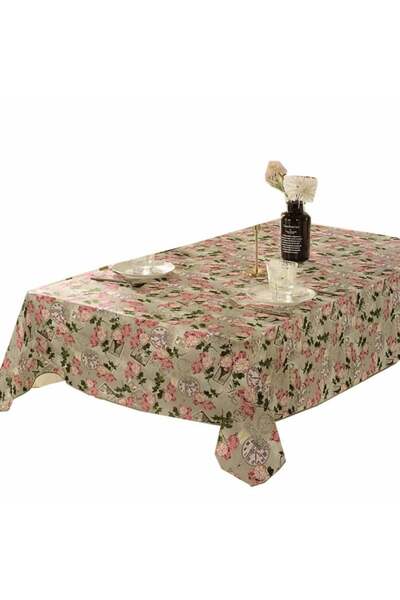 PUFO Oilcloth tablecloth Romantic Paris, 120 x 140 cm