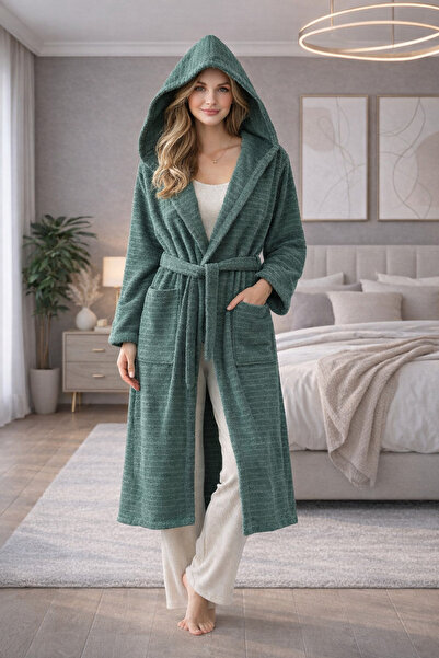 Cottonest Women's Dressing Gown – Pack of Belt Pieces, Pocketed Colors, Soft ...