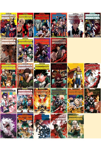 Gerekli Şeyler Yayıncılık Kahramanlık Akademim 1-29. Ciltler (11 ve 12. Cilt ...