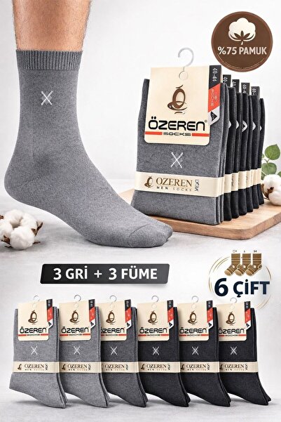 Özeren Çorap Erkek Soket Çorap 6’lı Paket