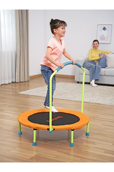 TOHA Best way 91 cm Çocuk Trambolini – Küçük Boy Ev Tipi Zıplama Trambolini 3...