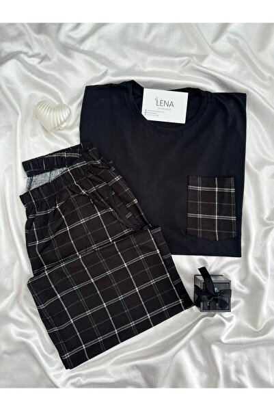 Lena Homewears Men's Short Sleeve Pajama Set