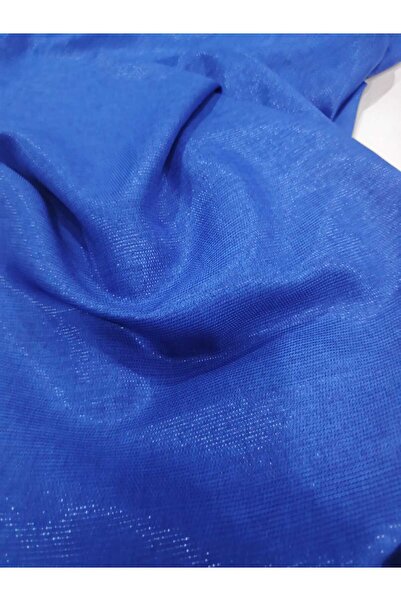 GrandTekstil 1.50 EN MAVİ PARLAK DOKULU Abiye & Tasarım Kumaş