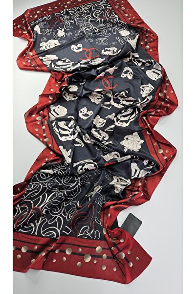 Shiva Scarfs Rose Pattern Voile Silk Shawl Accessory Foulard Silk Scarfs Shaw...