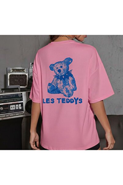 Elvino Les Teddys Printed Oversized Unisex T-Shirt