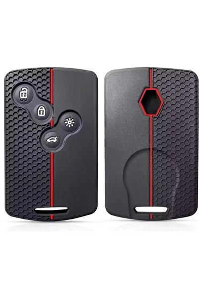 CİHAN GROUP Clio Logan Megane 3 Koleos Silicone Key Case Black Color With Not...