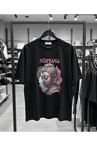 playwear Μπλουζάκι Nirvana Mummy με στάμπα, 100% βαμβάκι, κανονική εφαρμογή, ...