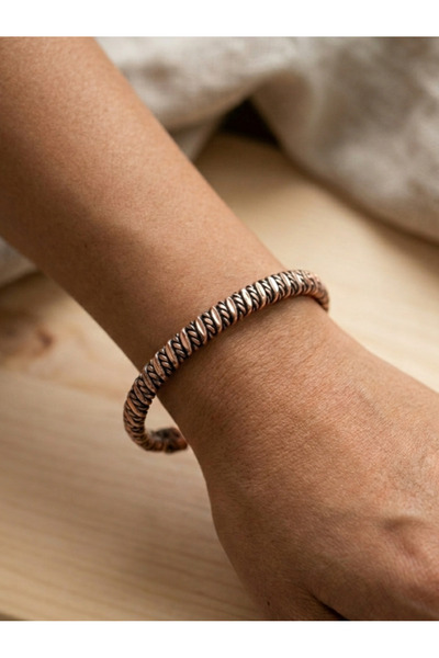 COPPERMALL HANDMADE Copper Bracelet Adjustable Size Pure Copper Bracelet