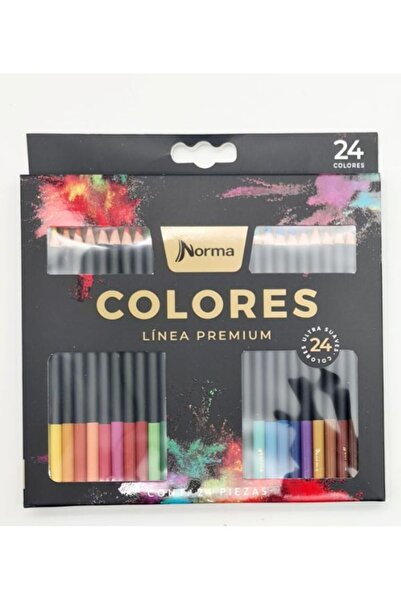 Colores Σετ χρωματιστών μολυβιών υψηλής ποιότητας, 24 τεμαχίων