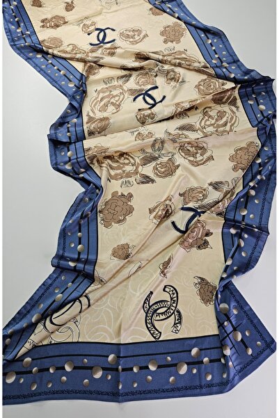 Shiva Scarfs Rose Pattern Voile Silk Shawl Accessory Foulard Silk Scarfs Shaw...