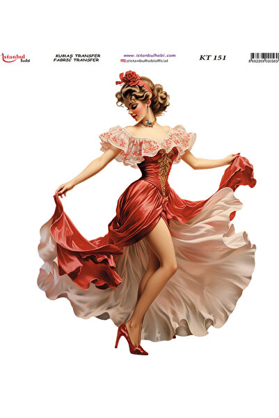 İstanbul Hobi Fabric Transfer Paper 20X20Cm Kt-151