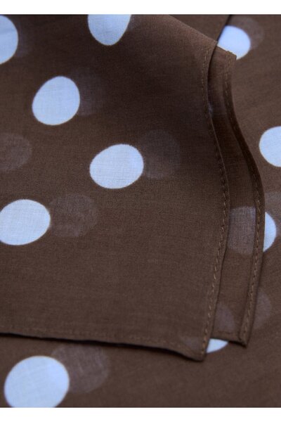 MANGO Woman Puantiye desenli fular