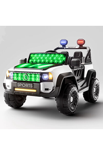 My modern game Classic 12V four-wheel electric ride-on car for kids with remo...