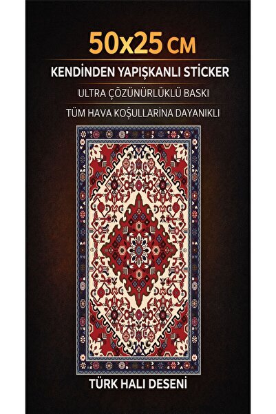 ÖZGÜL REKLAM Halı Desenli Araç İçi & Dışı Dekor Sticker Folyo | Ultra Kalitel...