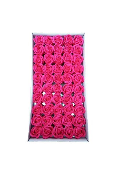 OEM Premium Scented Soap Roses 5cm 50caps Deep Pink