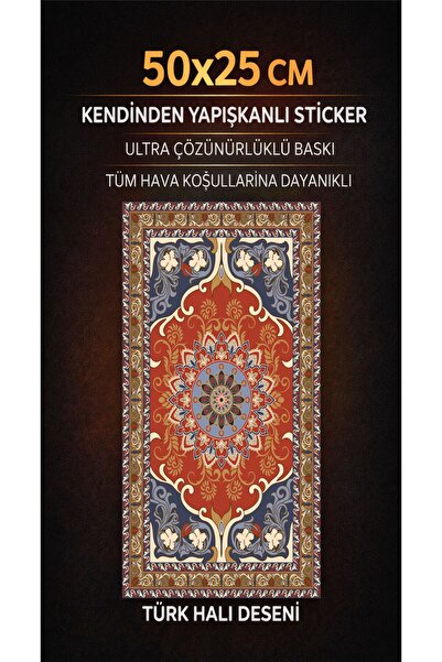 ÖZGÜL REKLAM Halı Desenli Araç İçi & Dışı Dekor Sticker Folyo | Ultra Kalitel...
