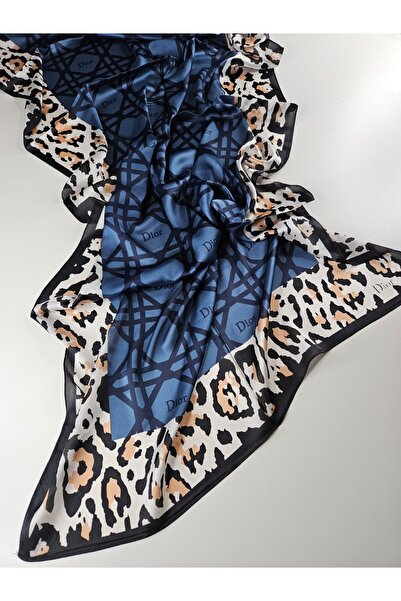 Shiva Scarfs Leopard Printed Pcs Vual Silk Shawl Accessory Foulard Silk Scarf...