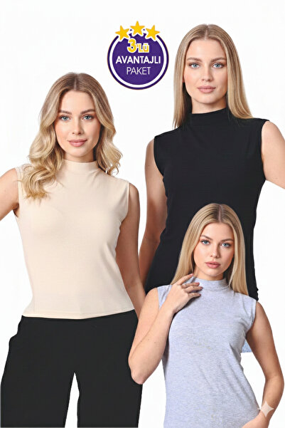 Miamor ŽENSKA MAJICA BEZ RUKAVA SA ZAVRŽENIM OGRLOM, EKONOMIČNO PAKOVANJE OD ...