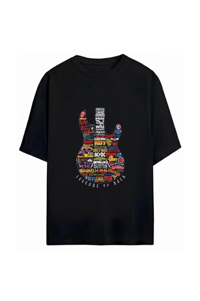 SVART WEAR Legende roka, unisex majica sa štampanim motivom, 100% pamuk, veće...