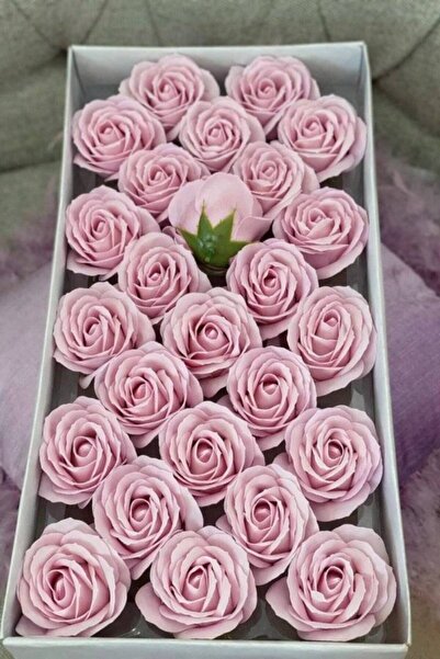 OEM Scented soap roses 8 cm Light pink