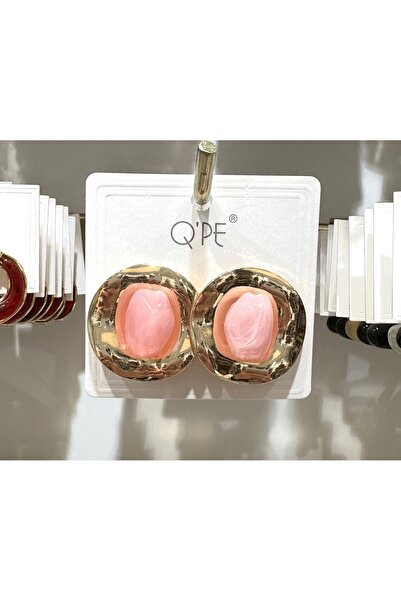 GLOW ACCESSORIES BAE Qpe Stainless Steel Gold Plate Zra Model Vip Earrings wi...