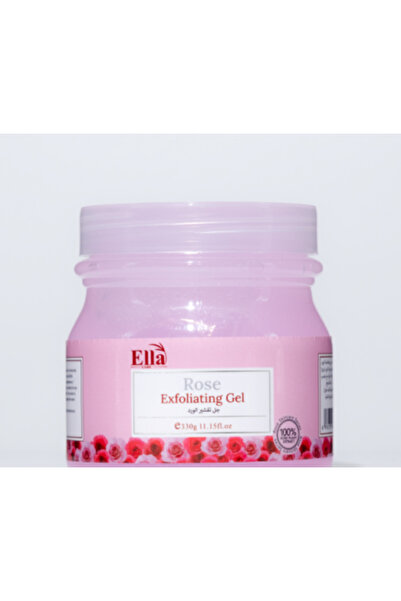 ella care جل تقشير الورد