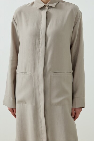 QANU Trace Gömlek Bej