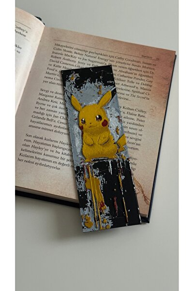 3D Baskı Kabartmalı Tasarım Kitap Ayracı Dekoratif ve Koleksiyonluk