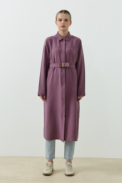 QANU Tokalı Elite Gömlek Mürdüm