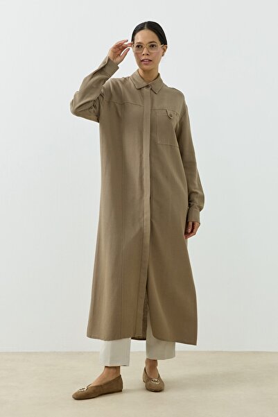 QANU Aura Gömlek Vizon