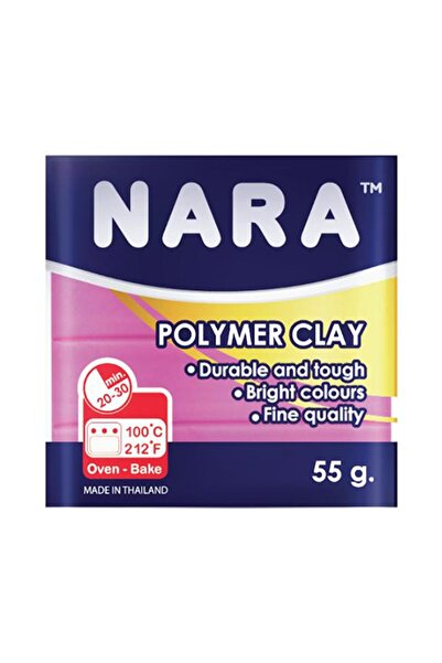 NARA طين بوليمر 55 جرام PM05 وردي وردي × 6 قطع
