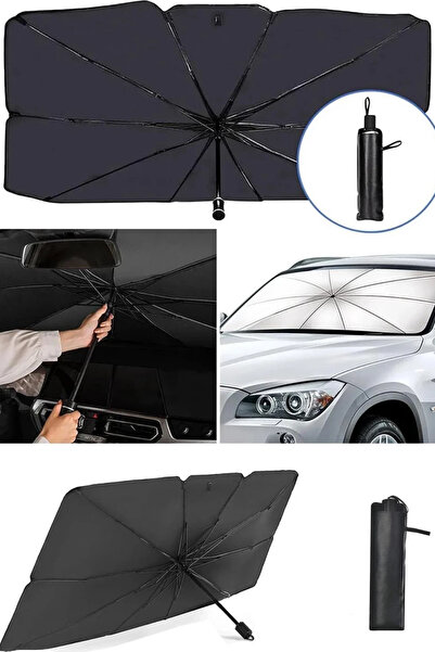 Baghes Auto Car Sunshade Ομπρέλα Τύπος Παρμπρίζ Αντιηλιακό Πτυσσόμενο 140cm X...