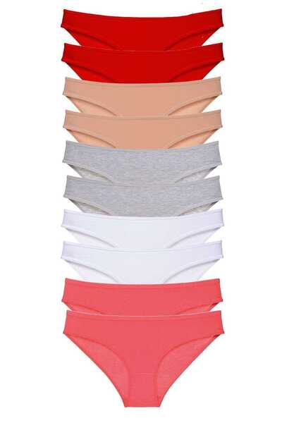 Mestore 10 قطع سراويل داخلية نسائية من الليكرا سوبر إيكو 507