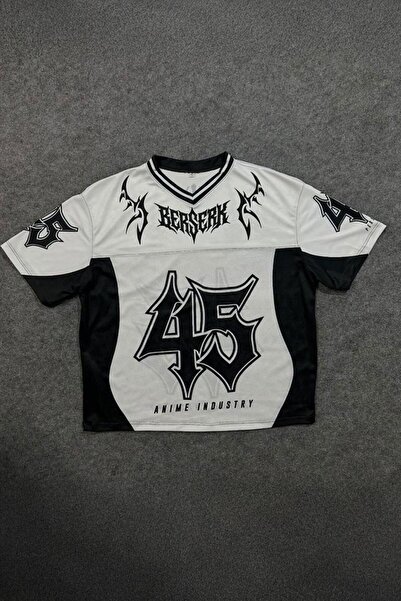 ARS Butik Tricou Anime Berserk Guts Numărul 45 cu decolteu în V, unisex, tip ...