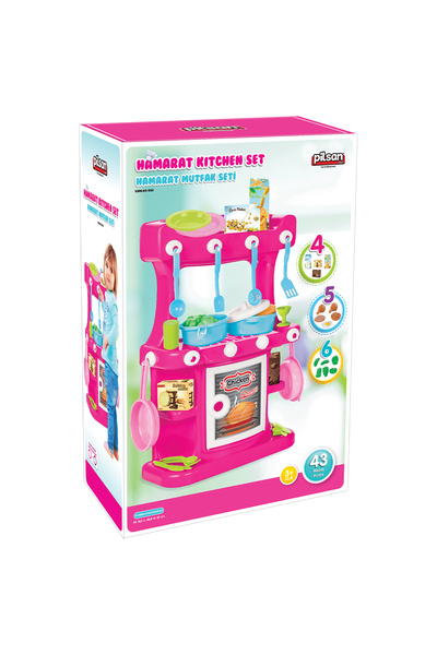 Generic Mutfak Seti Ayaklı Pembe