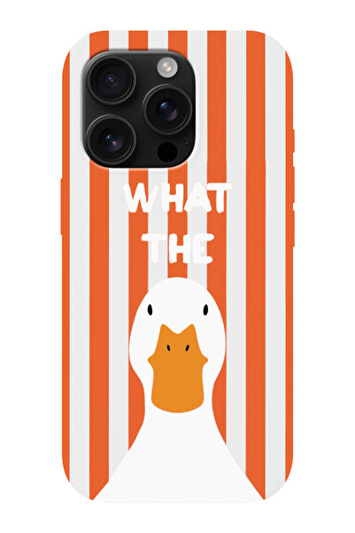 shoptocase iPhone 16 Pro Compatible What the Duck Patterned Microfiber Inside...