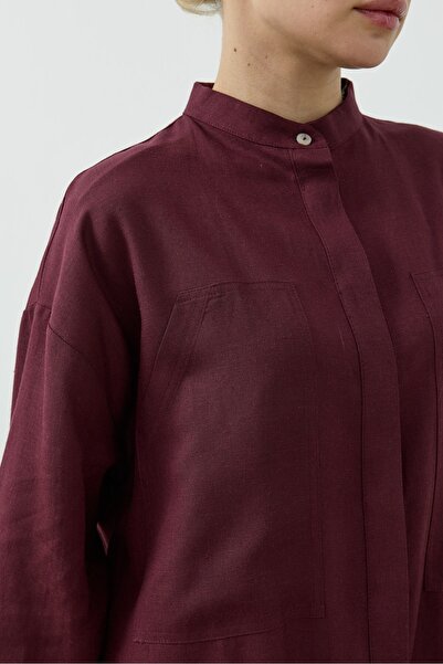 QANU Valenza Shirt Burgundy