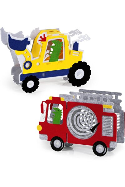 NO BRAND 2 felinare pentru copii, kit de felinare DIY pentru artizanat, camio...